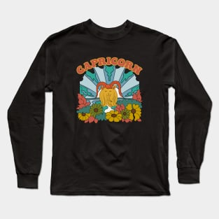 Capricorn Zodiac Long Sleeve T-Shirt